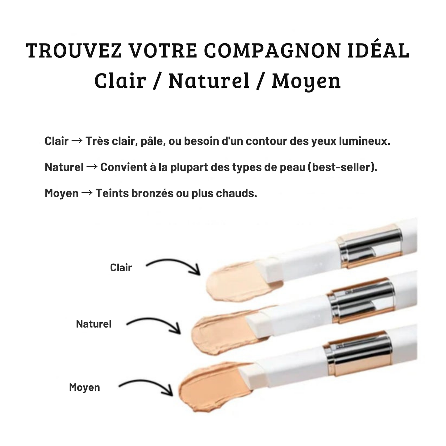 Olenzo™ Stick de Fond de Teint Changeant de Couleur